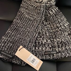 Marbled Rebecca Minkoff Beanie & Arm Warmers